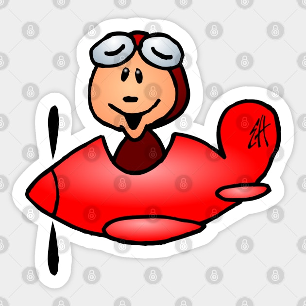 Airplane Sticker by Cardvibes